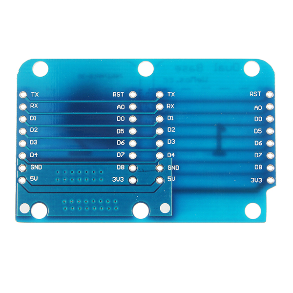 3Pcs-Double-Socket-Dual-Base-Shield-For-D1-Mini-NodeMCU-ESP8266-DIY-PCB-D1-Expansion-Board-1184815-5