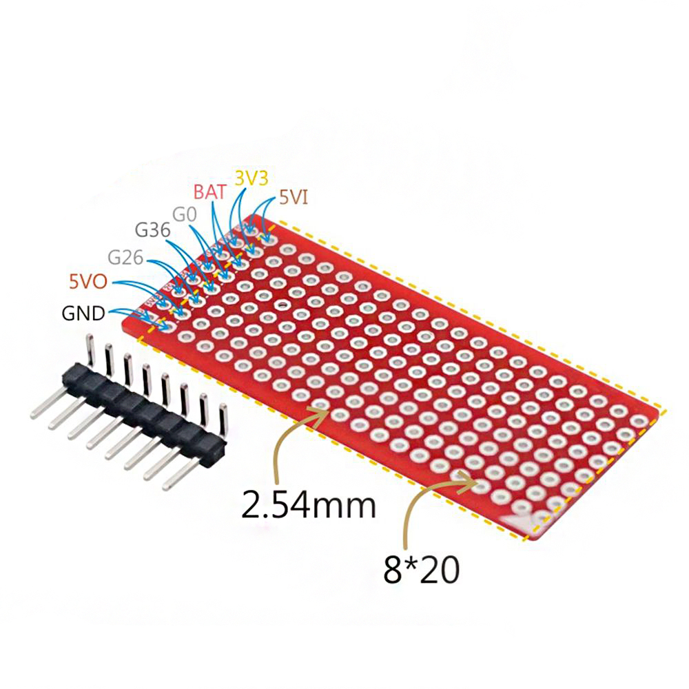StickC-Plus-Hat-Prototype-Diy-Protoboard-Breadboard-PCB-Universal-Board-1564865-2
