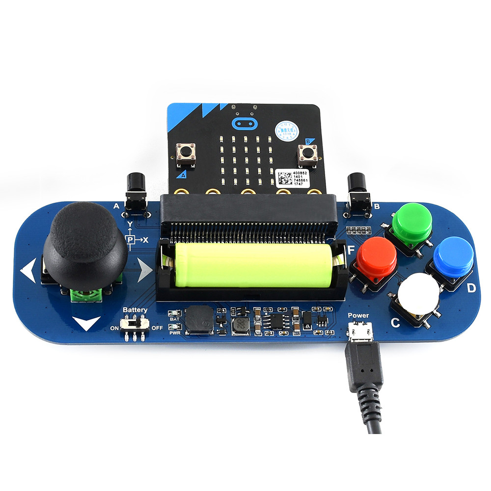 Wavesharereg-Joystick-for-microbit-Gamepad-Module-for-Microbit-Joystick-and-Buttons-Expansion-Board-1753554-2