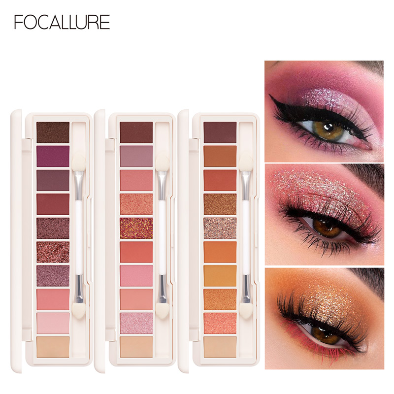 Focallure-10-Colors-Eyeshadow-Palette-Conceler-Matte-Shimmer-Glitter-Waterproof-Eyeshadow-Powder-1744921-1
