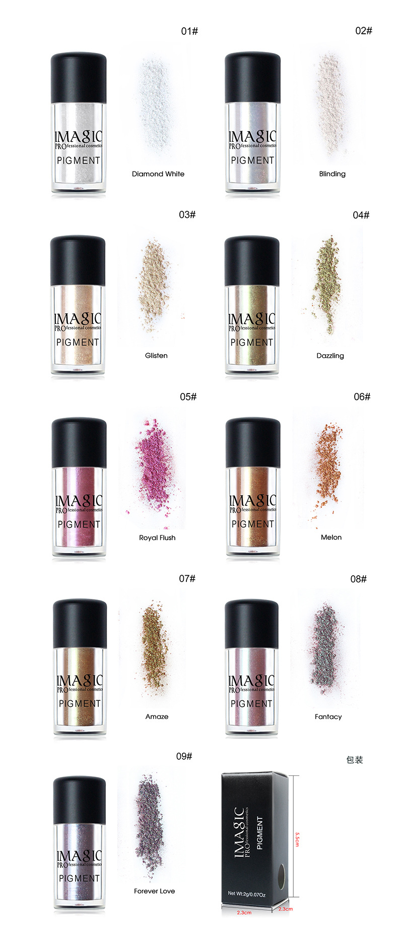 IMAGIC-Glitter-Eyeshadow-Metallic-Loose-Powder-Waterproof-Shimmer-Long-lasting-Eyeshadow-1650699-3