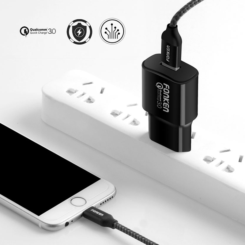 FONKEN-3A-Quick-Charging-30-USB-Charger-EU-Plug-Adapter-For-iPhone-X-XS-Oneplus-Pocophone-HUAWEI-P20-1535687-7