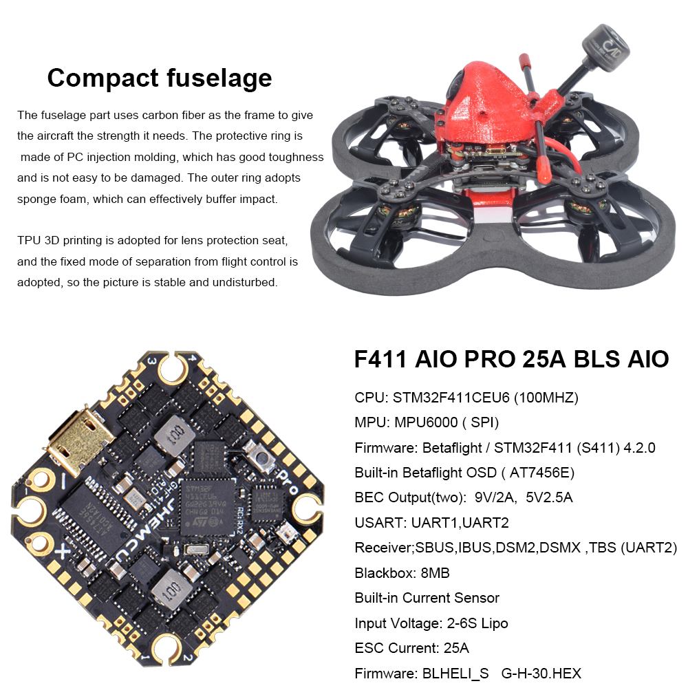 AuroraRC-EGG2-HD-100mm-2-Inch-4S-F4-AIO-25A-ESC-Cinewhoop-FPV-Racing-Drone-PNP-BNF-w-1303-5000KV-Mot-1813055-5