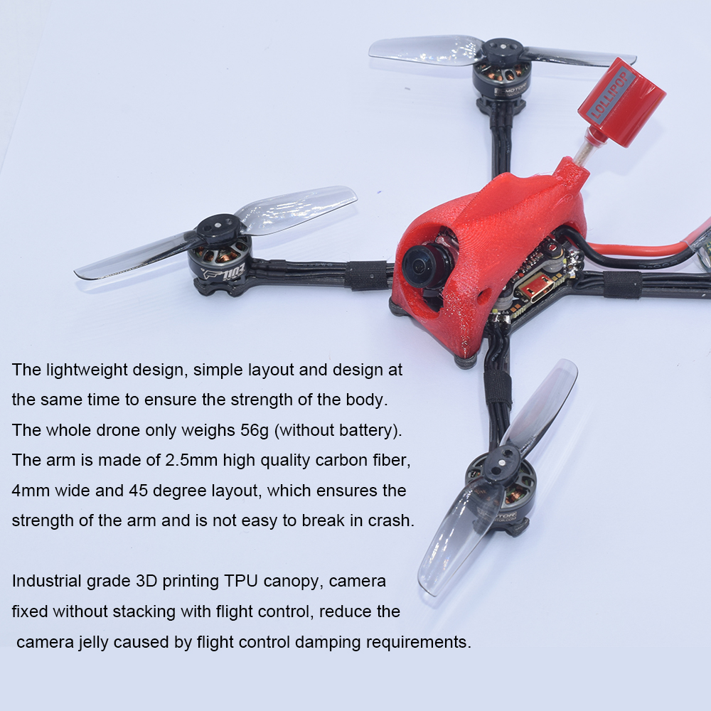 AuroraRC-FUNNY125-25-Inch-3S-Toothpick-FPV-Racing-Drone-PNPBNF-AIO-F4-FC-13A-ESC-1103-8000KV-Motor-1-1817975-3