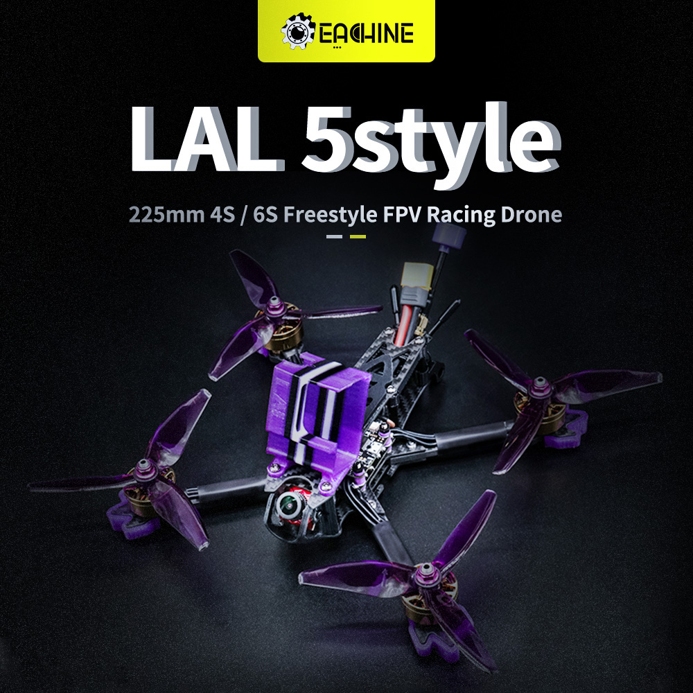 Eachine-LAL-5style-220mm-6S-Freestyle-5-Inch-FPV-Racing-Drone-PNPBNF-F4-Bluetooth-FC-Caddx-Ratel-230-1672891-1