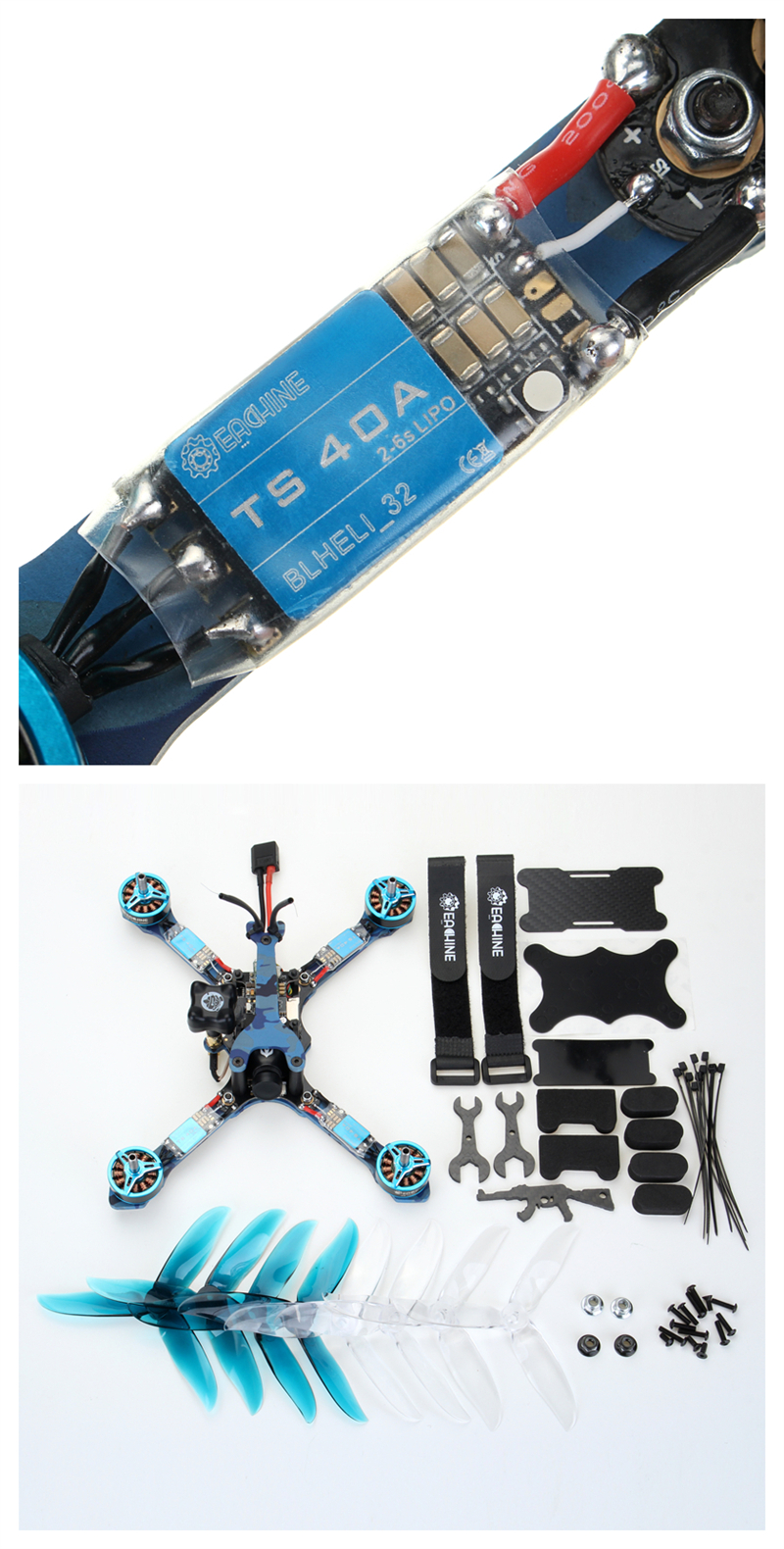 Eachine-Wizard-TS215-FPV-Racing-RC-Drone-F4-58G-72CH-40A-BLHeli_32-720P-DVR-RunCam-Swift-2-BNF-PNP-1259022-11