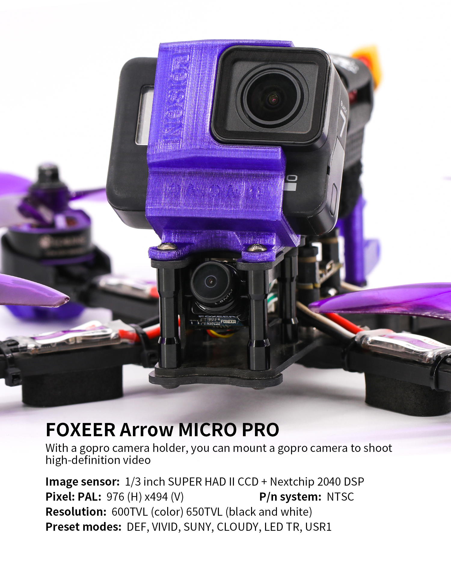 Eachine-Wizard-X220-V2-5-Inch-4S-FPV-Racing-Drone-PNP-FOXEER-Arrow-Micro-Pro-Cam-F405-DJI-DUAL-BEC-V-1839753-3