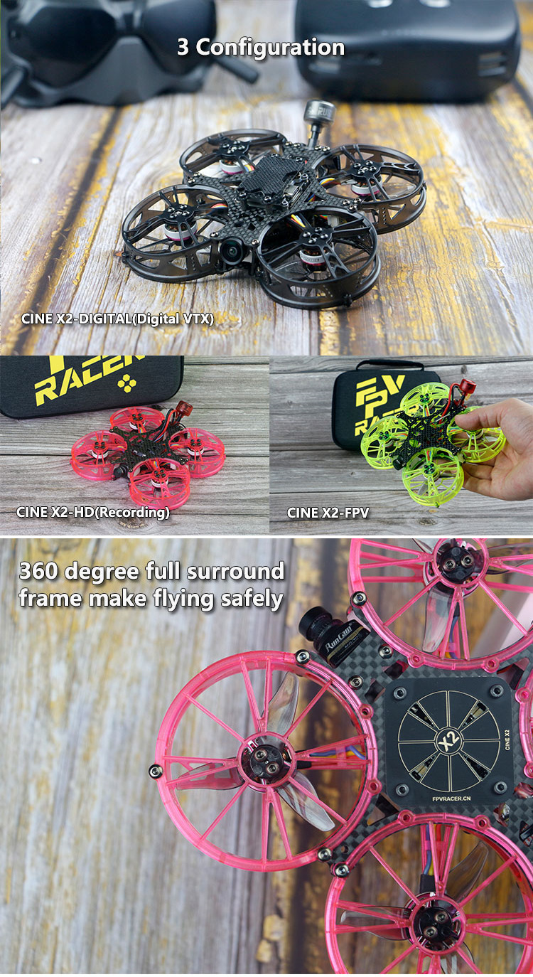 FPVRACER-CINE-X2-Digital-100mm-F4-25A-ESC-4S-2-Inch-Whoop-FPV-Racing-Drone-Drone-BNF-w-1302-5500KV-M-1821238-2