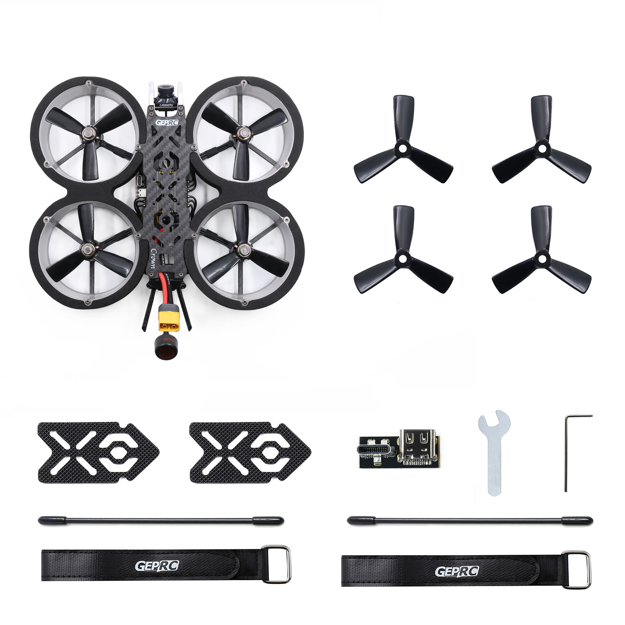 GEPRC-Crown-HD-3-Inch-4S-Cinewhoop-FPV-Racing-Drone-PNPBNF-Caddx-Vista-Nebula-NANO-SPAN-F722-HD-FC-1-1805461-9