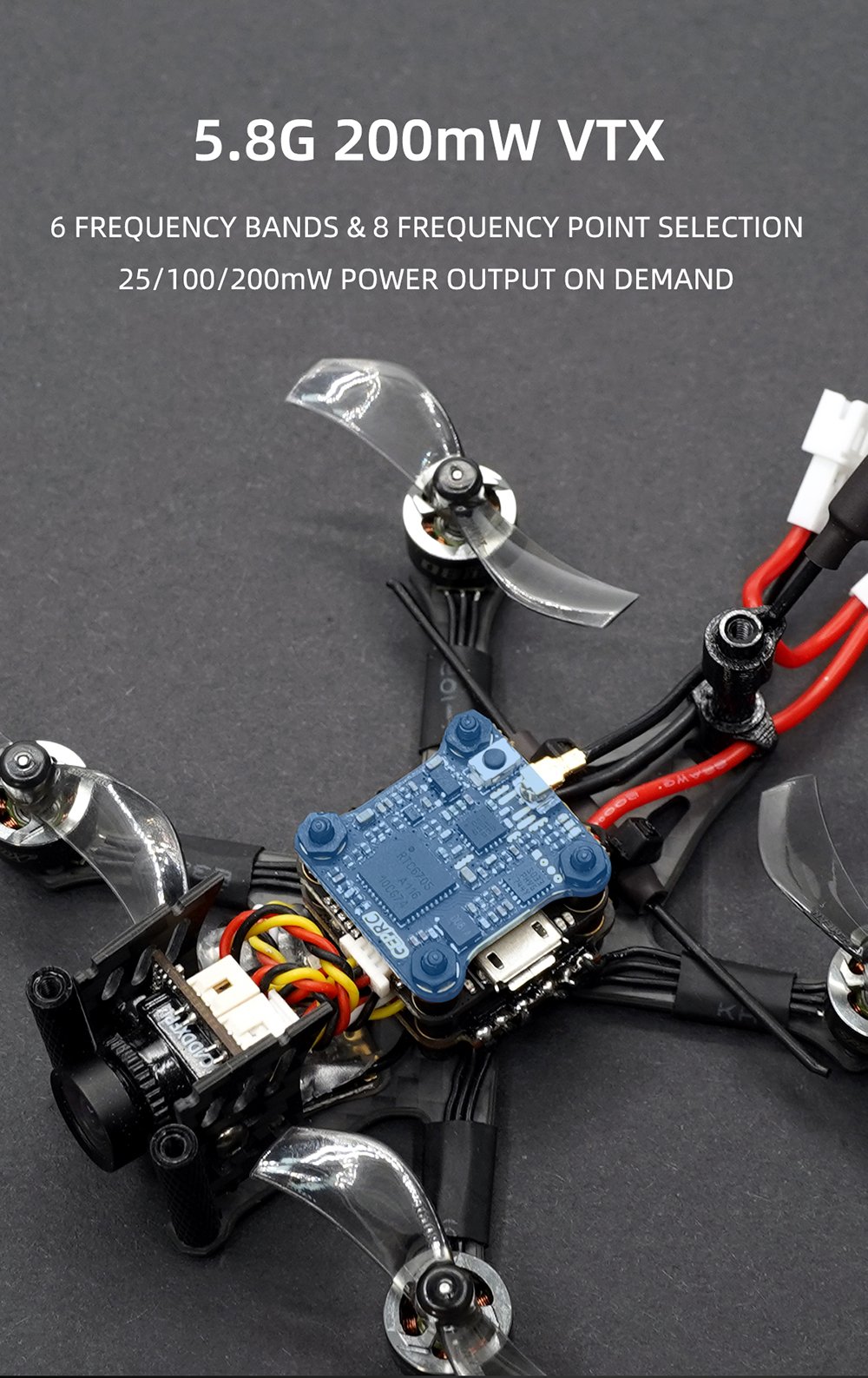GEPRC-SMART16-78mm-2S-Freestyle-Analog-FPV-Racing-Drone-BNF-Caddx-Ant-Camera-F411-FC-12A-BLheli_S-4I-1916825-5