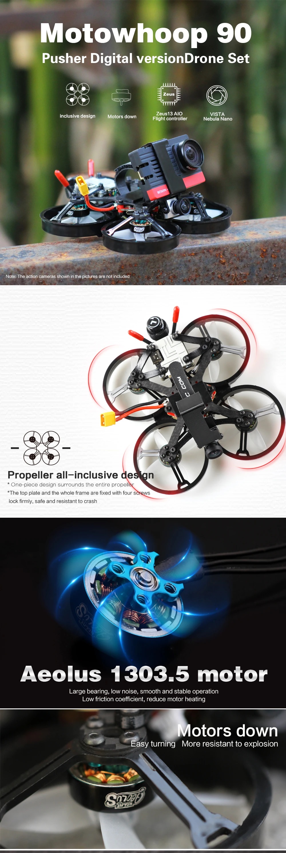 HGLRC-Motowhoop-90mm-Pusher-4S-2quot-RC-Drone-HD-Version-CADDX-Nebula-Nano-Camera-Zeus-13-AIO-Flight-1836501-1