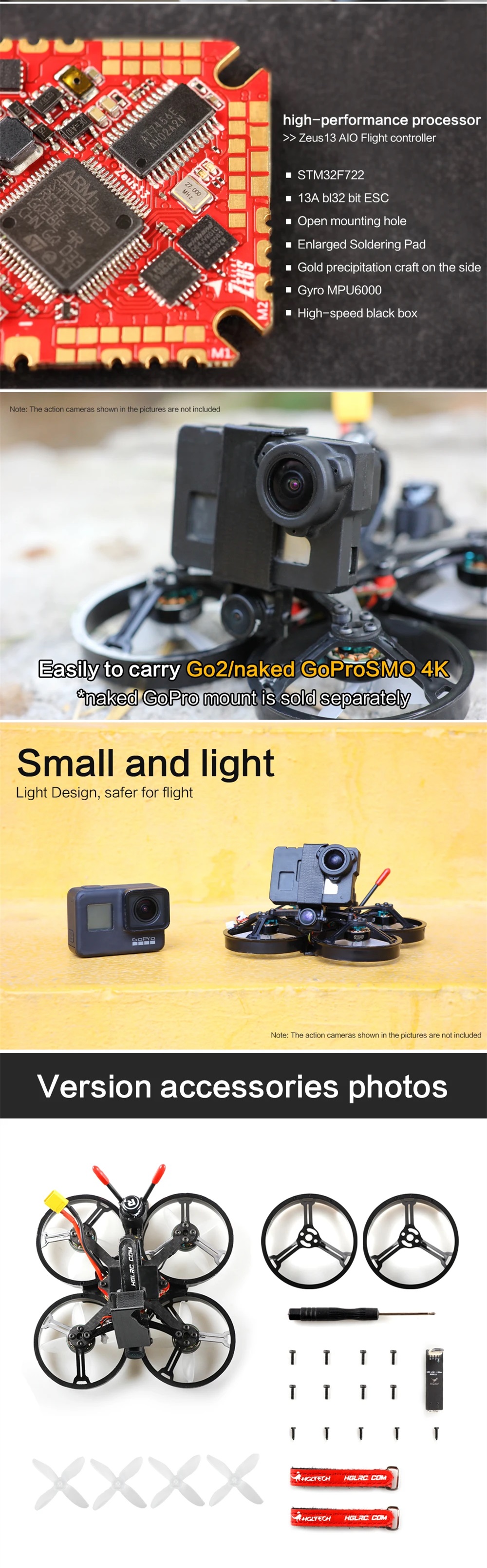 HGLRC-Motowhoop-90mm-Pusher-4S-2quot-RC-Drone-HD-Version-CADDX-Nebula-Nano-Camera-Zeus-13-AIO-Flight-1836501-2