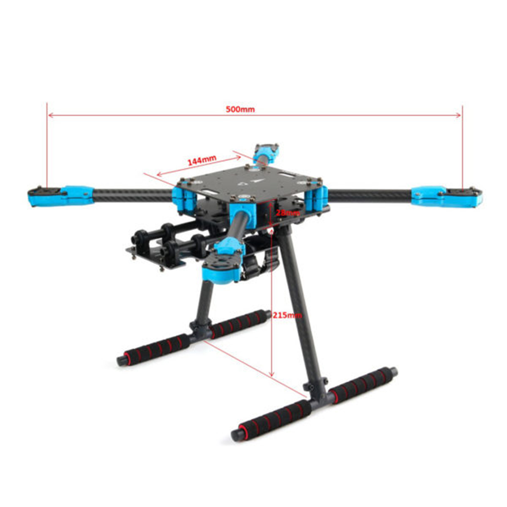 Holybro-X500-V2-ARF-Kit-500mm-Wheelbase-10-Inch-FPV-Drone-w-2216-880KV-Motor-20A-BLHeli-S-ESC-1045-P-1915971-1