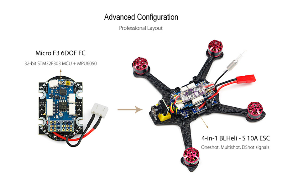 KINGKONGLDARC-110GT-117mm-RC-FPV-Racing-Drone-with-F3-4in1-10A-Blheli_S-25mW-16CH-800TVL-BNF-1151830-4