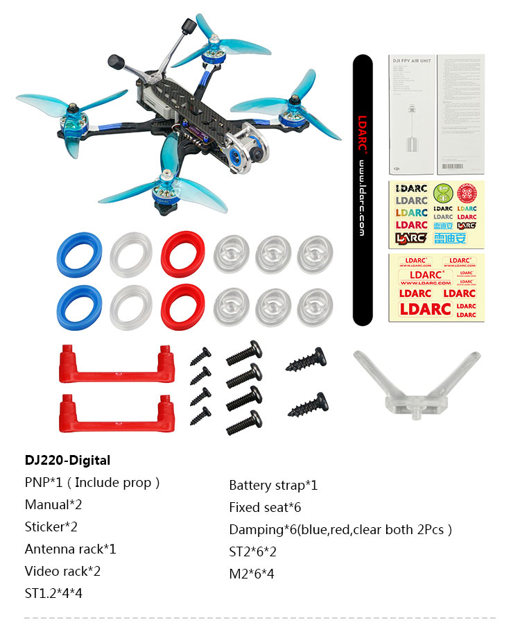 LDARC-DJ220DJ220-Digital-PNP-219MM-5inch-4S-Cinewhoop-FPV-Racing-Drone-RC-Quadcopter-Configure-DJI-F-1621599-9