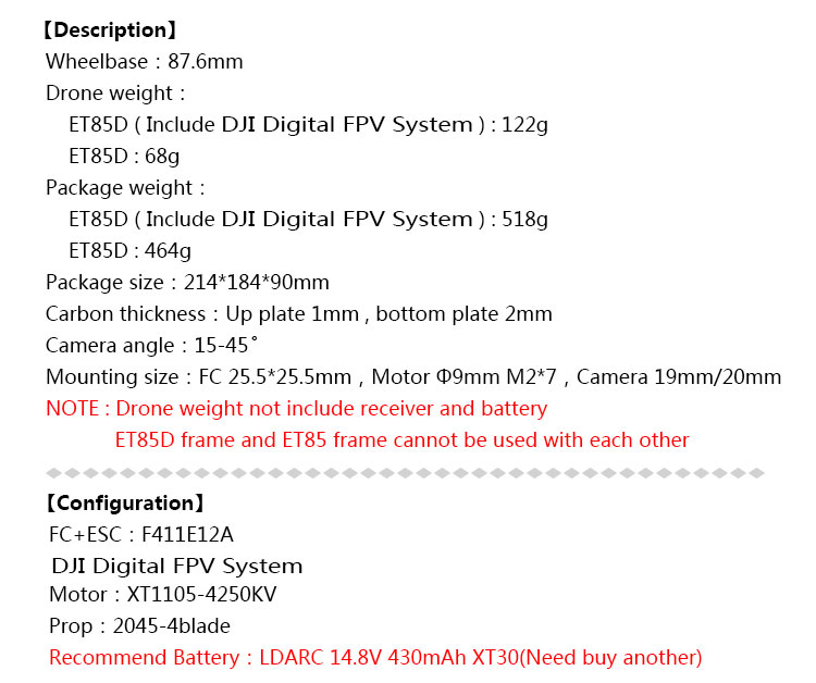 LDARC-ET85D-876mm-Wheelbase-F4-AIO-12A-BL_S-ESC-4S-Whoop-FPV-Racing-Drone-PNP-w-NO-DJI-Air-Unit-Vers-1698785-3