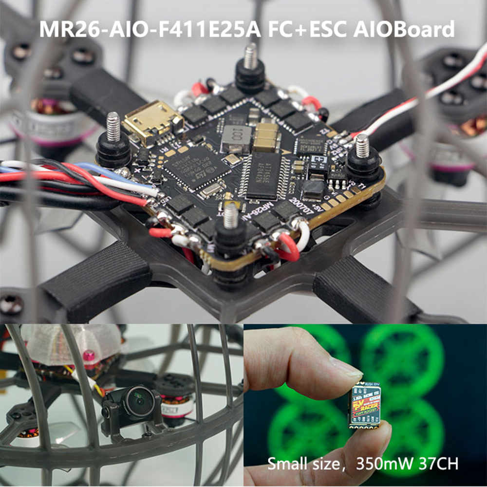 LDARC-FLYBALL-FB156-875mm-Wheelbase-F4-AIO-25A-ESC-3S-2-Inch-Soccer-FPV-Racing-Drone-PNP-w-1203-6500-1862176-2