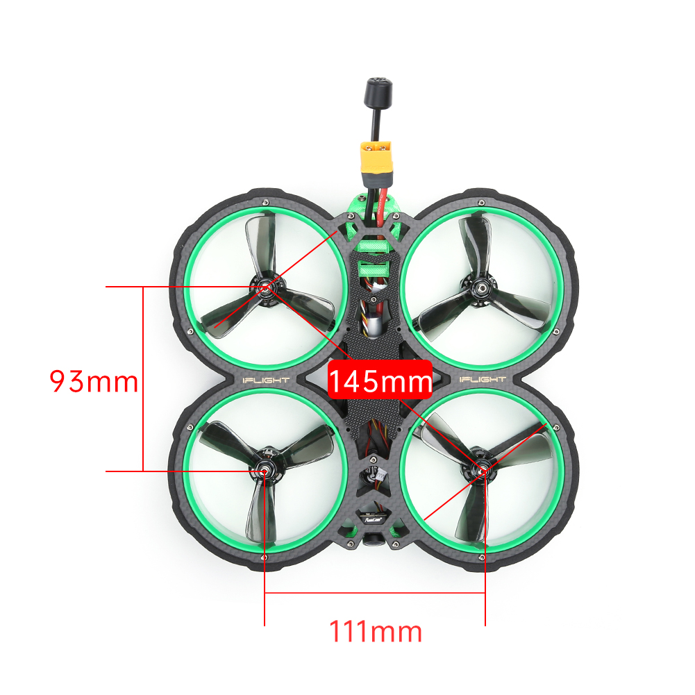 iFlight-Green-H-V3-3Inch-4S-145mm-CineWhoop-PNP-BNF-FPV-Racing-RC-Drone-XING-C-1408-4S-3600KV-Motor-1817847-6