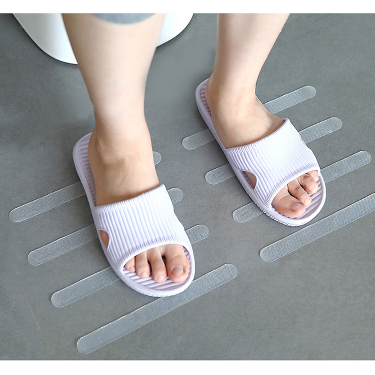 12Pcs-Anti-Slip-Stair-Tread-Clear-Tape-Waterproof-Strong-Floor-Non-Slip-Sticker-1342653-4