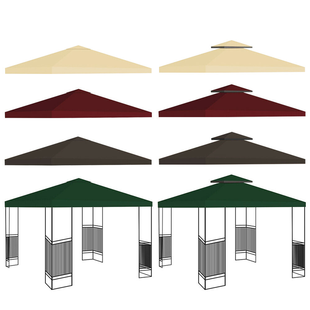 2-Tier-3x3m-Garden-Gazebo-Top-Cover-Roof-Replacement-Fabric-Tent-Canopy-1633790-5