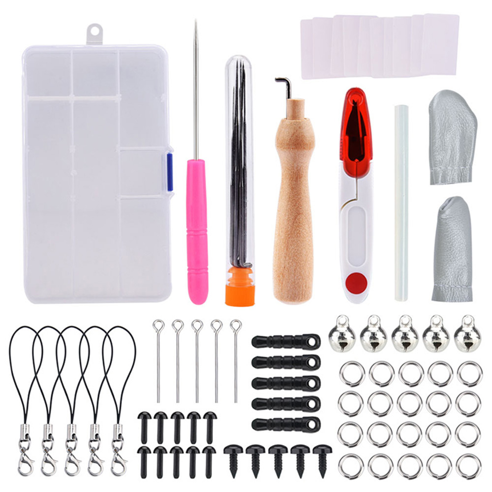 24-Color-DIY-Wool-Felt-Kit-Needles-Tool-Set-Handmade-Needle-Felting-Mat-Starter-Fabric-Sewing-Kit-fo-1611656-3