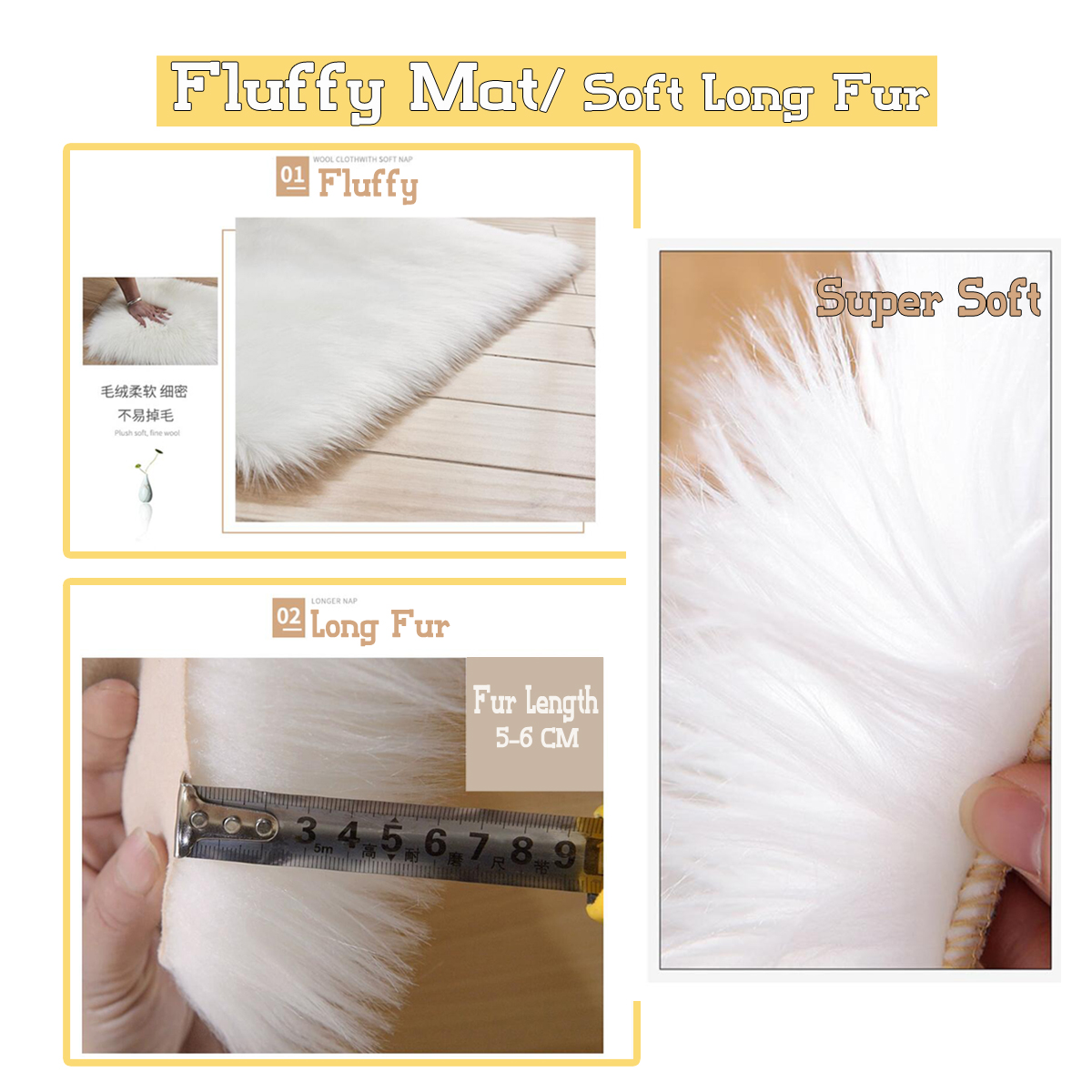 Faux-Fur-Fluffy-Wool-Rug-Mat-Hairy-Sofa-Floor-Home-Carpet-1632884-9