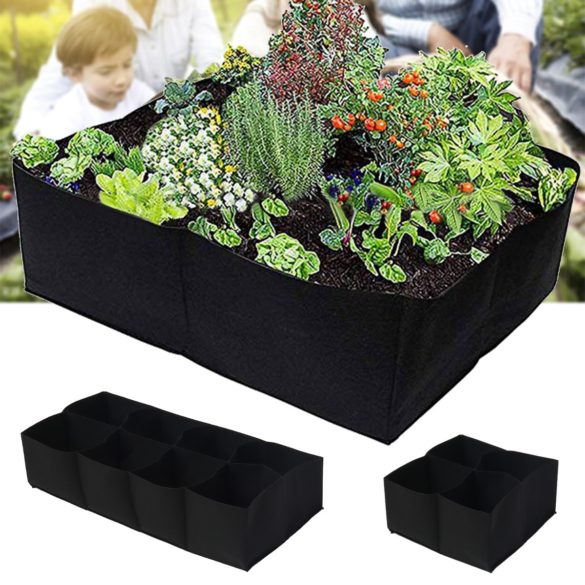 Sub-grid-Garden-Planting-Bag-Foldable-Breathable-Felt-Flower-Pots-Container-1587755-1