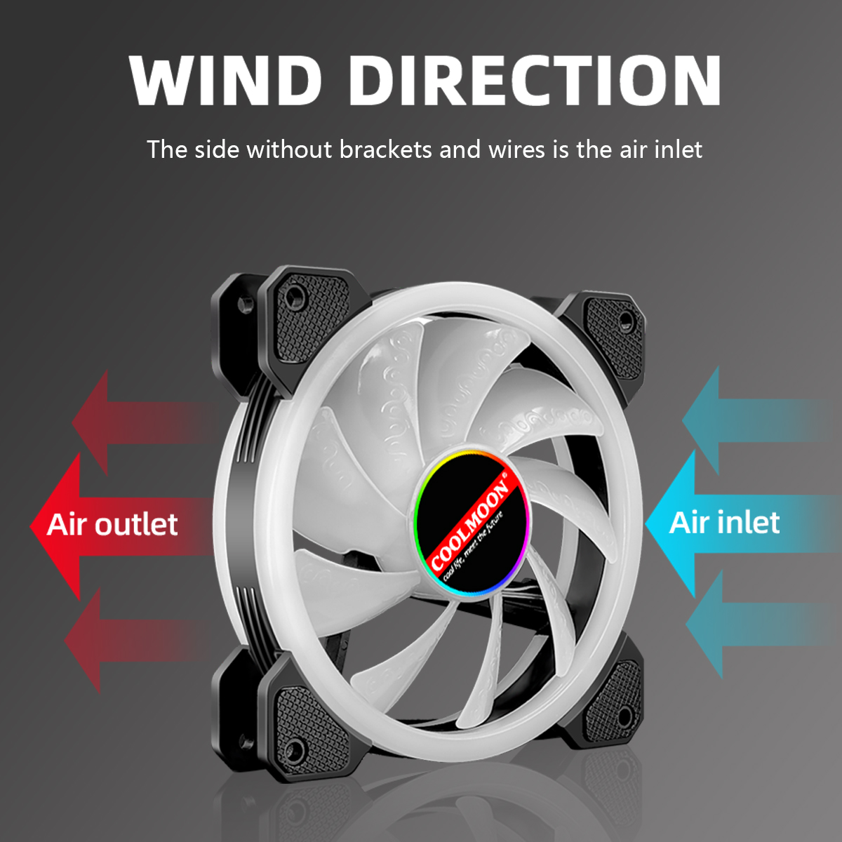 120mm-Computer-PC-Cooler-Cooling-Fan-RGB-LED-Multicolor-mode-Quiet-Chassis-Fan-With-Controller-1940489-3