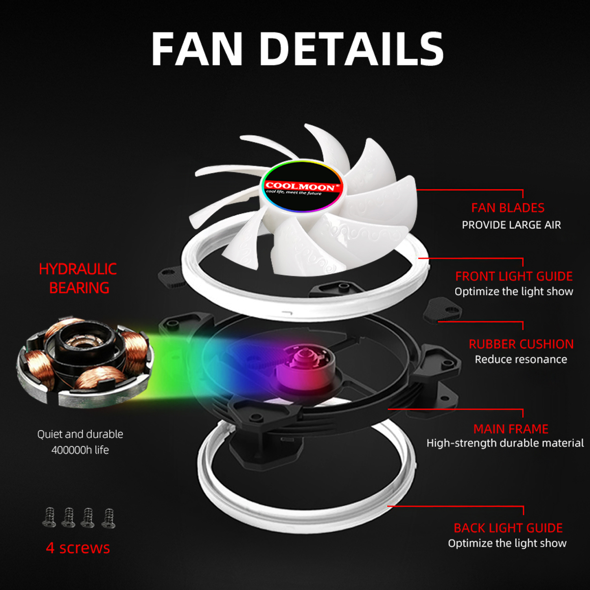 120mm-Computer-PC-Cooler-Cooling-Fan-RGB-LED-Multicolor-mode-Quiet-Chassis-Fan-With-Controller-1940489-10