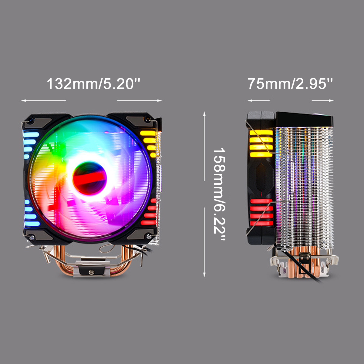 4-Heat-Pipe-RGB-CPU-Cooler-34-Pin-For-Intel-Socket-LGA-77511501151115511561200-AMD-Socket-1973061-8