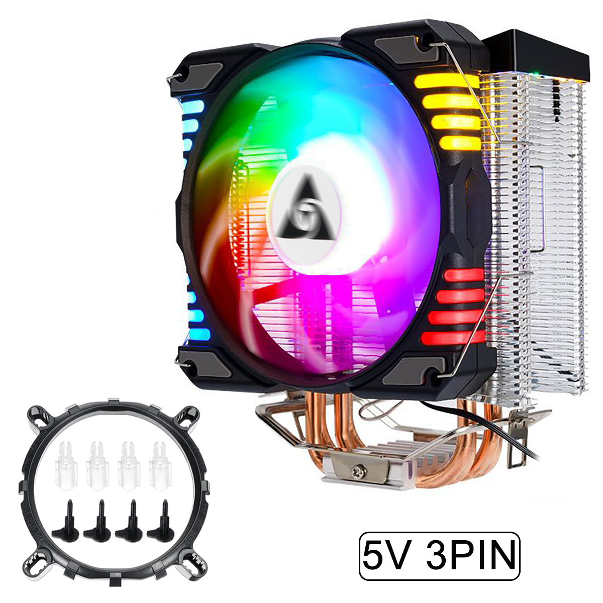 4-Heat-Pipe-RGB-CPU-Cooler-34-Pin-For-Intel-Socket-LGA-77511501151115511561200-AMD-Socket-1973061-10