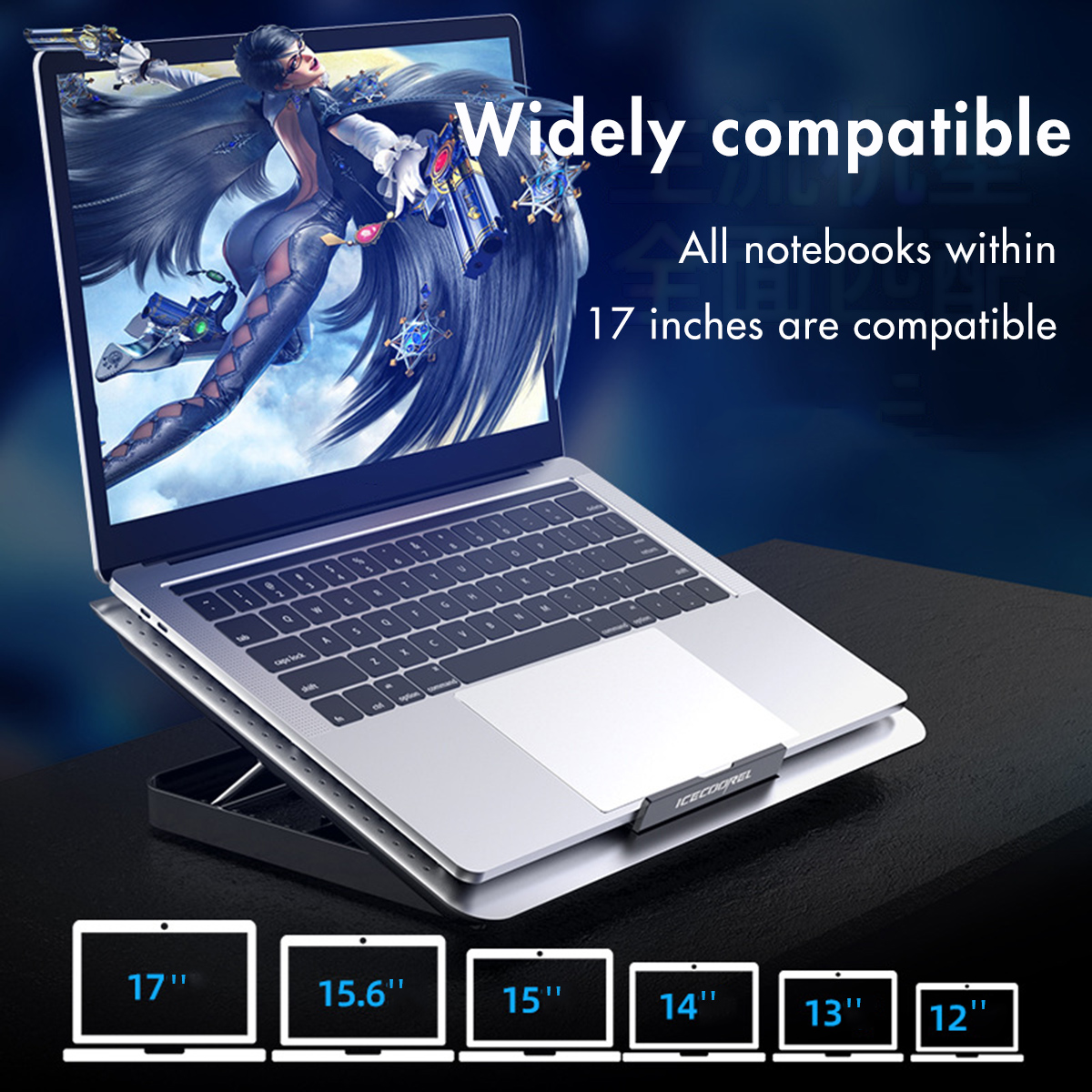 Aluminum-Alloy-Laptop-Cooler-Silver-Black-Adjustable-Strong-Wind-Speed-for-Gaming--Office-1172079-3