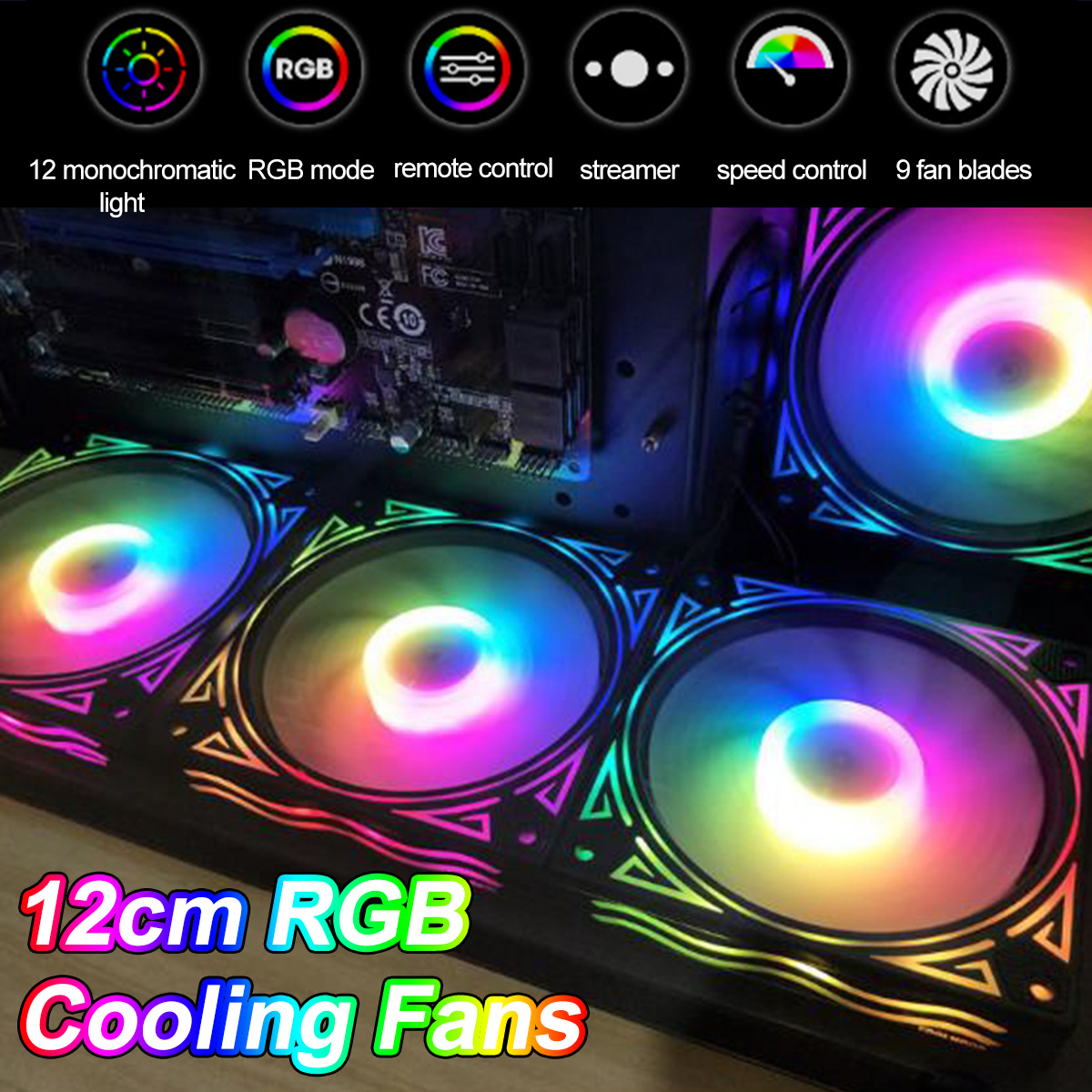 COOLMOON-RGB-Fan-12CM-DC-12V-Chassis-Fan-Desktop-Computer-Mute-Symphony-Color-Changing-Fan-8-Modes-1707724-3