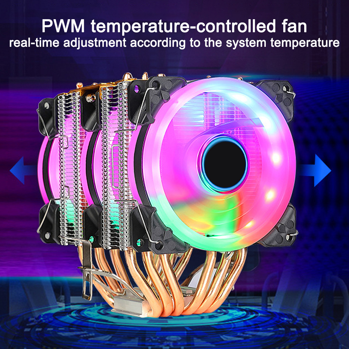 EVESKY-CPU-Cooling-Fan-123-Fans-34-Pin-6-Heat-Pipes-RGBWithout-Light-Silent-Computer-Case-Cooler-CPU-1937014-1