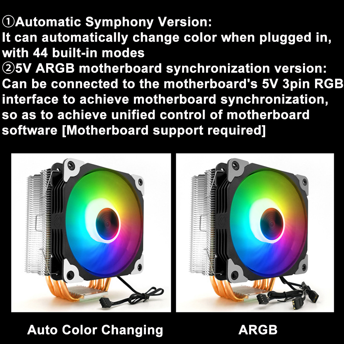 RGB-5-Copper-Tube-4-Pin-SingleDual-Fan-CPU-Cooler-For-IntelAMD-1906909-6