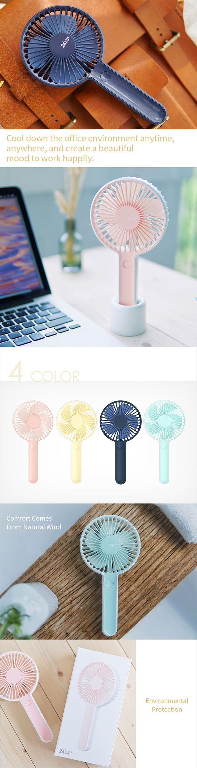 3Life-311-USB-Rechargeable-Portable-Mute-Mini-Fan-2000mAh-Battery-Capacity-165g-Low-Noise-Natural-Wi-1488834-12