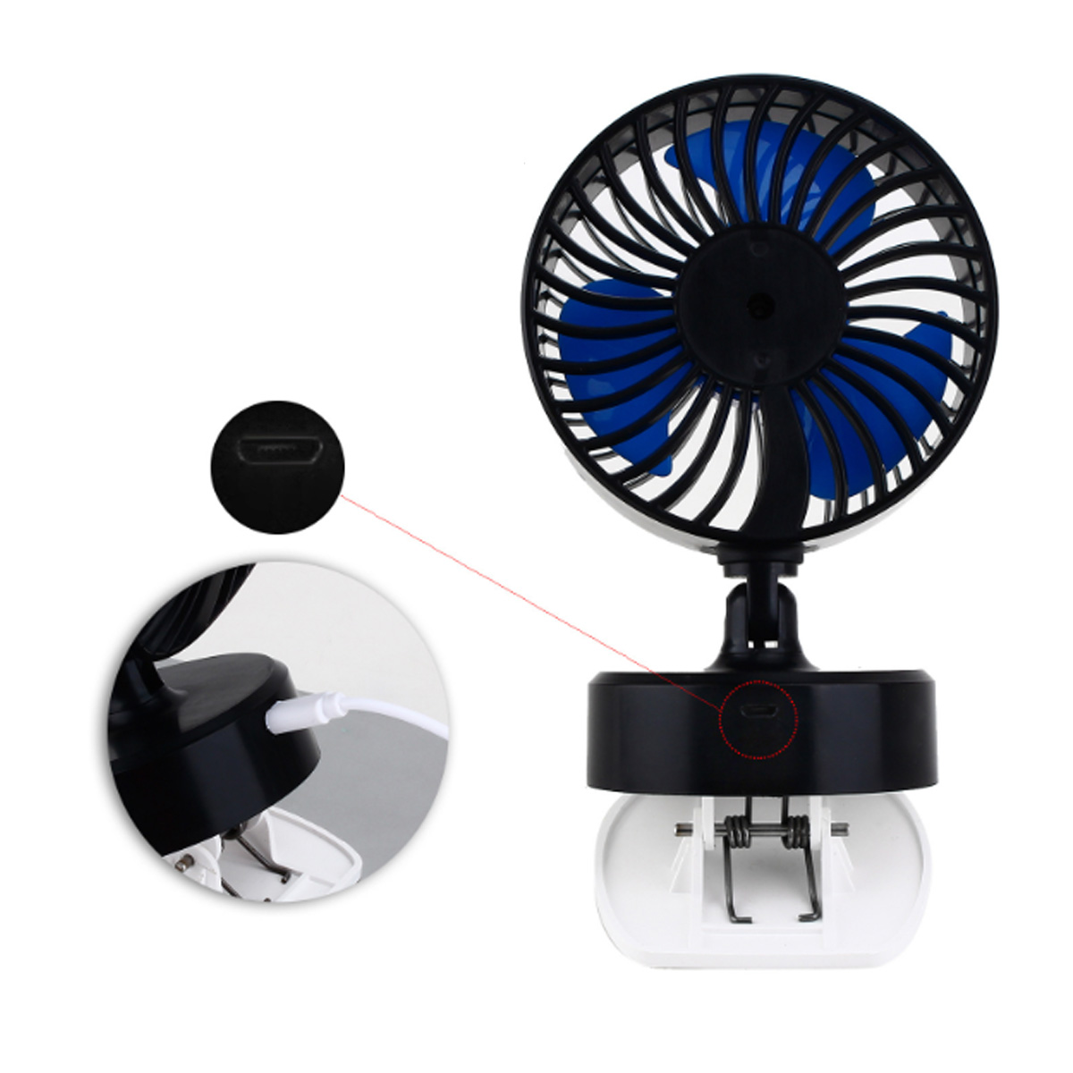 3Modes-Mini-Portable-Summer-Fan-Outdoor-Camping-USB-Rrchargeable-Desk-Fan-with-Safety-Clip-1526868-6