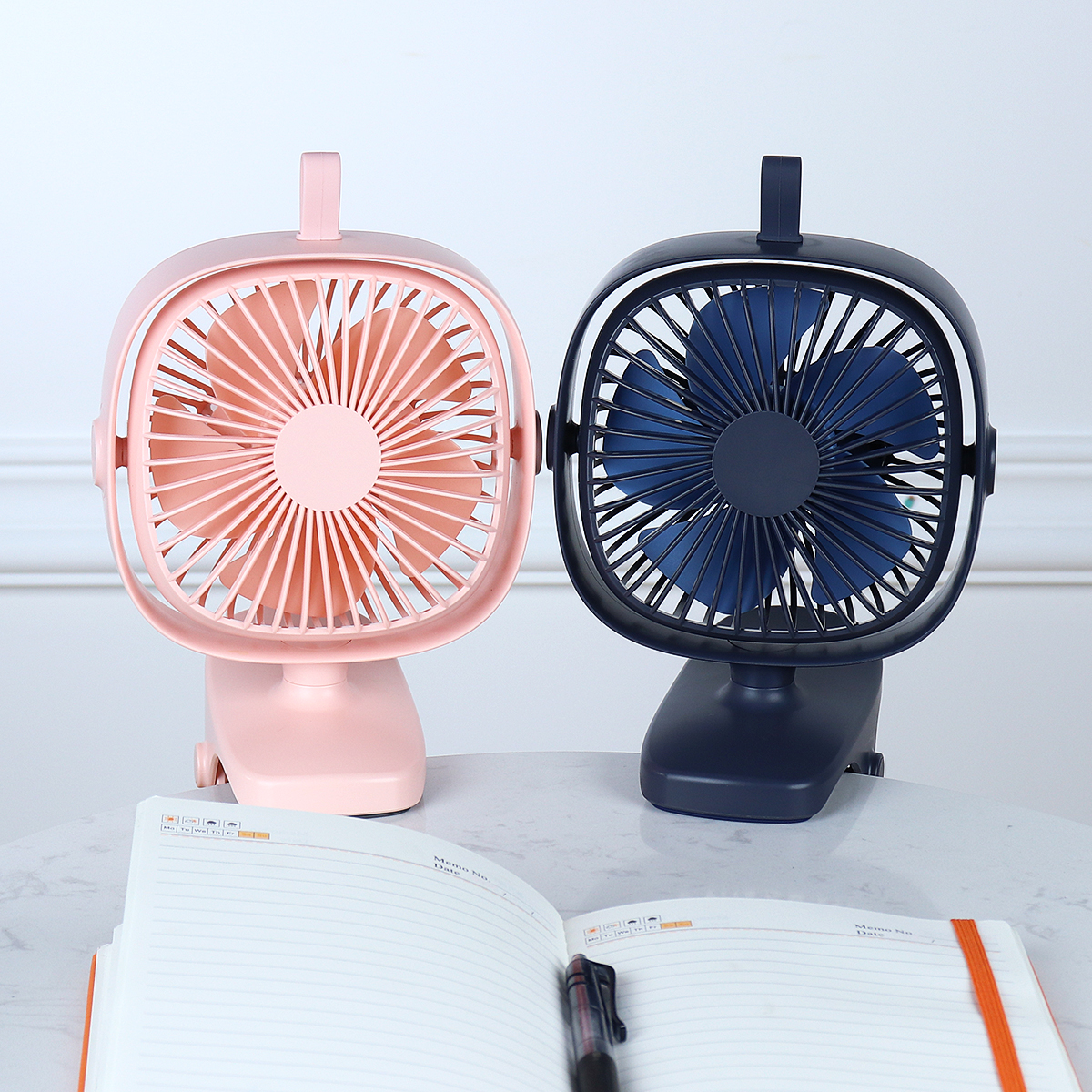 4-Speeds-USB-Rechargeable-Mini-Cooling-Fan-Clip-On-Desk-Baby-Stroller-Portable-1939375-11