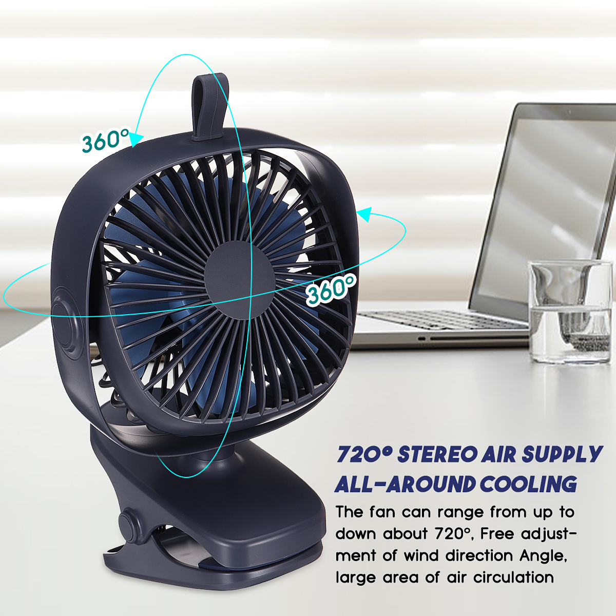 4-Speeds-USB-Rechargeable-Mini-Cooling-Fan-Clip-On-Desk-Baby-Stroller-Portable-1939375-7
