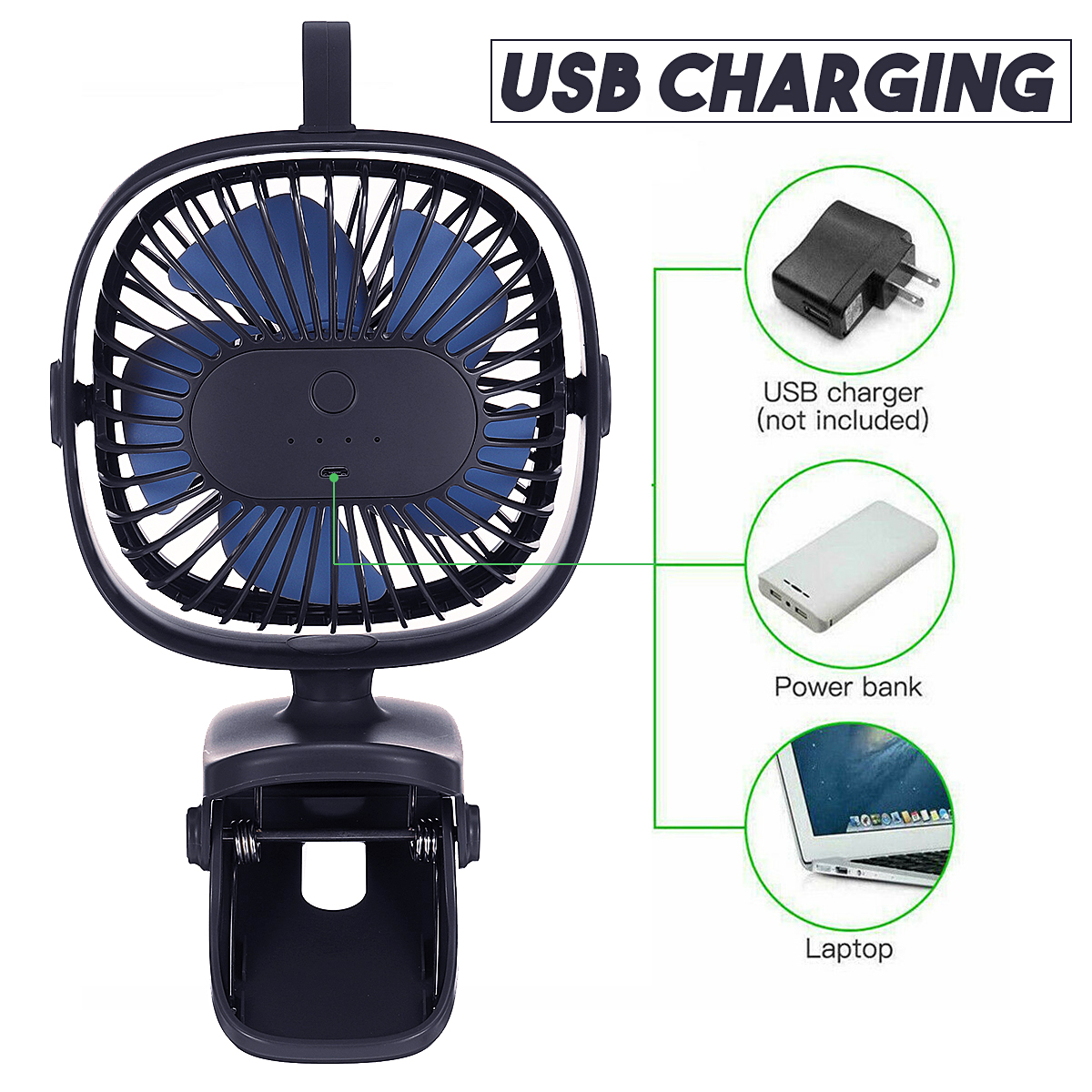 4-Speeds-USB-Rechargeable-Mini-Cooling-Fan-Clip-On-Desk-Baby-Stroller-Portable-1939375-8