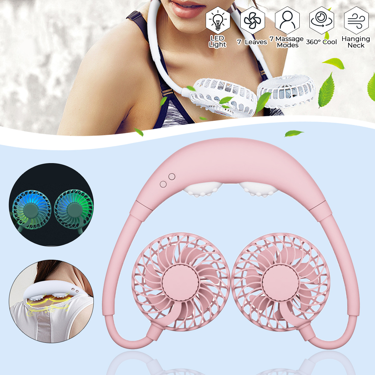 Bakeey-Massage-Board-Neck-Fan-LED-USB-Charging-with-Aroma-Diffuser-Fan-7-blade-Fan-3-Wind-Speed-Adju-1753164-2