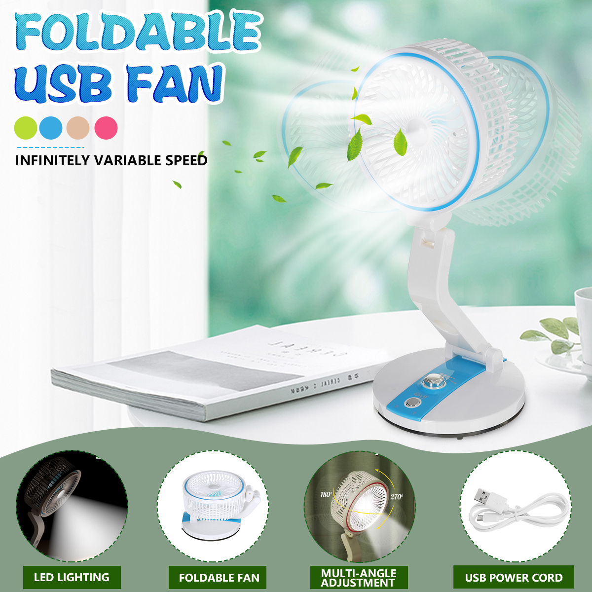 Foldable-Mini-Desktop-Fan-USB-Rechargeable-Fan-Low-Noise-2-Gear-LED-Adjustment-1742558-5