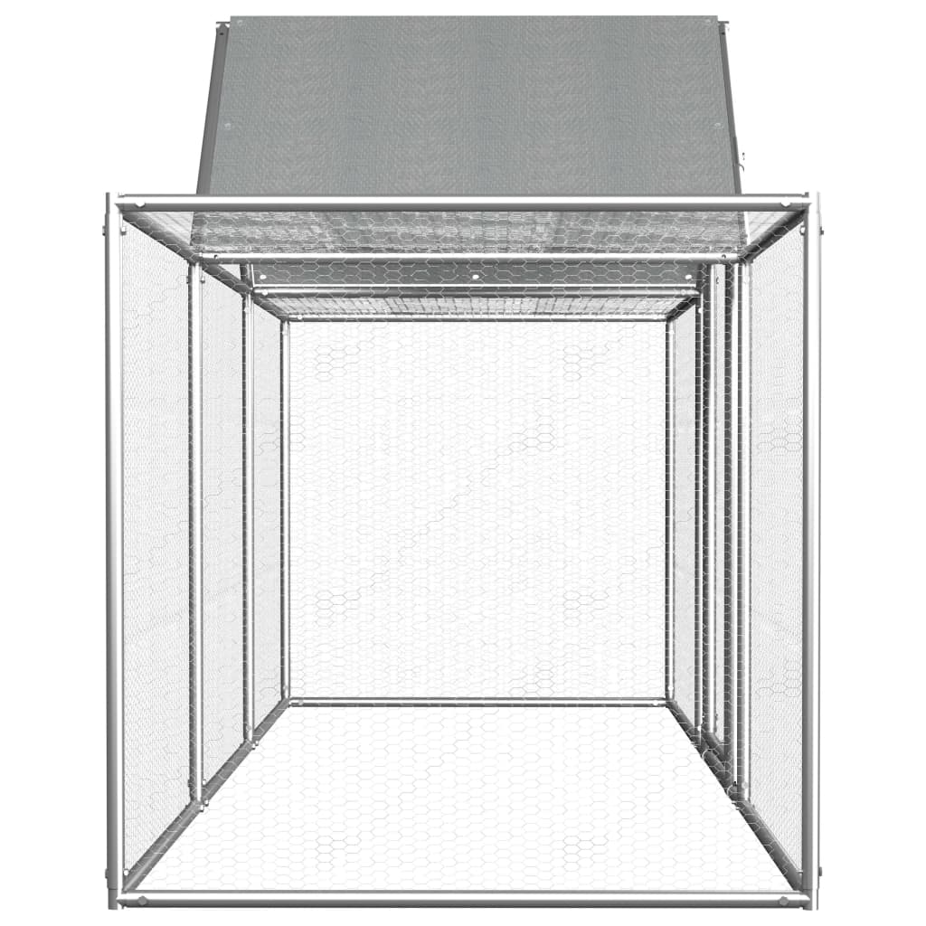 EU-Direct-vidaXL-144559-Chicken-Cage-Coop-3x1x15-m-Galvanised-Steel-Pet-Supplies-Rabbit-House-Pet-Ho-1949276-3