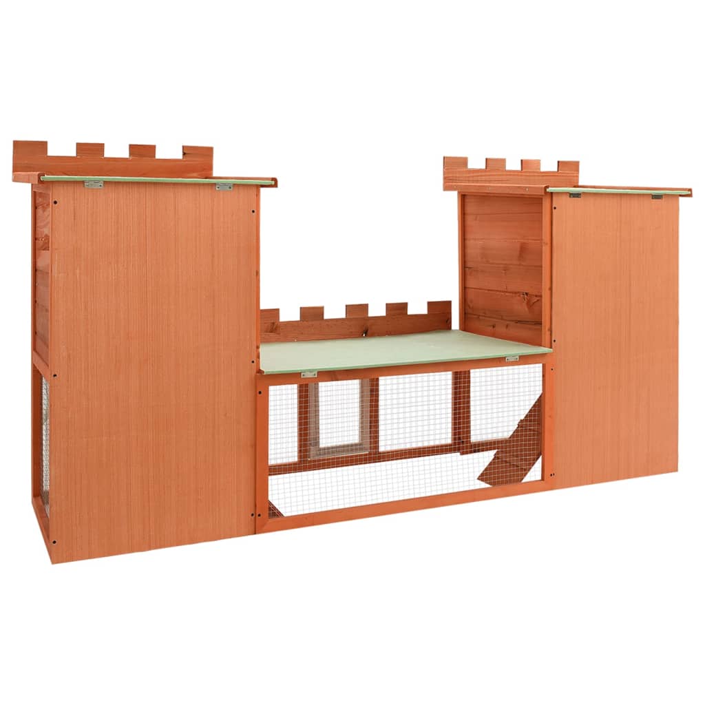 EU-Direct-vidaXL-170174-Outdoor-Large-Rabbit-Hutch-192-x-50-x-101-cm-House-Pet-Cage-Double-House-Pet-1950498-5