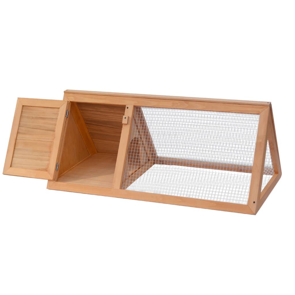 EU-Direct-vidaXL-170345-Outdoor-Animal-Rabbit-Cage-Wood-Pet-Cage-Double-House-Pet-Supplies-Rabbit-Ho-1950530-4