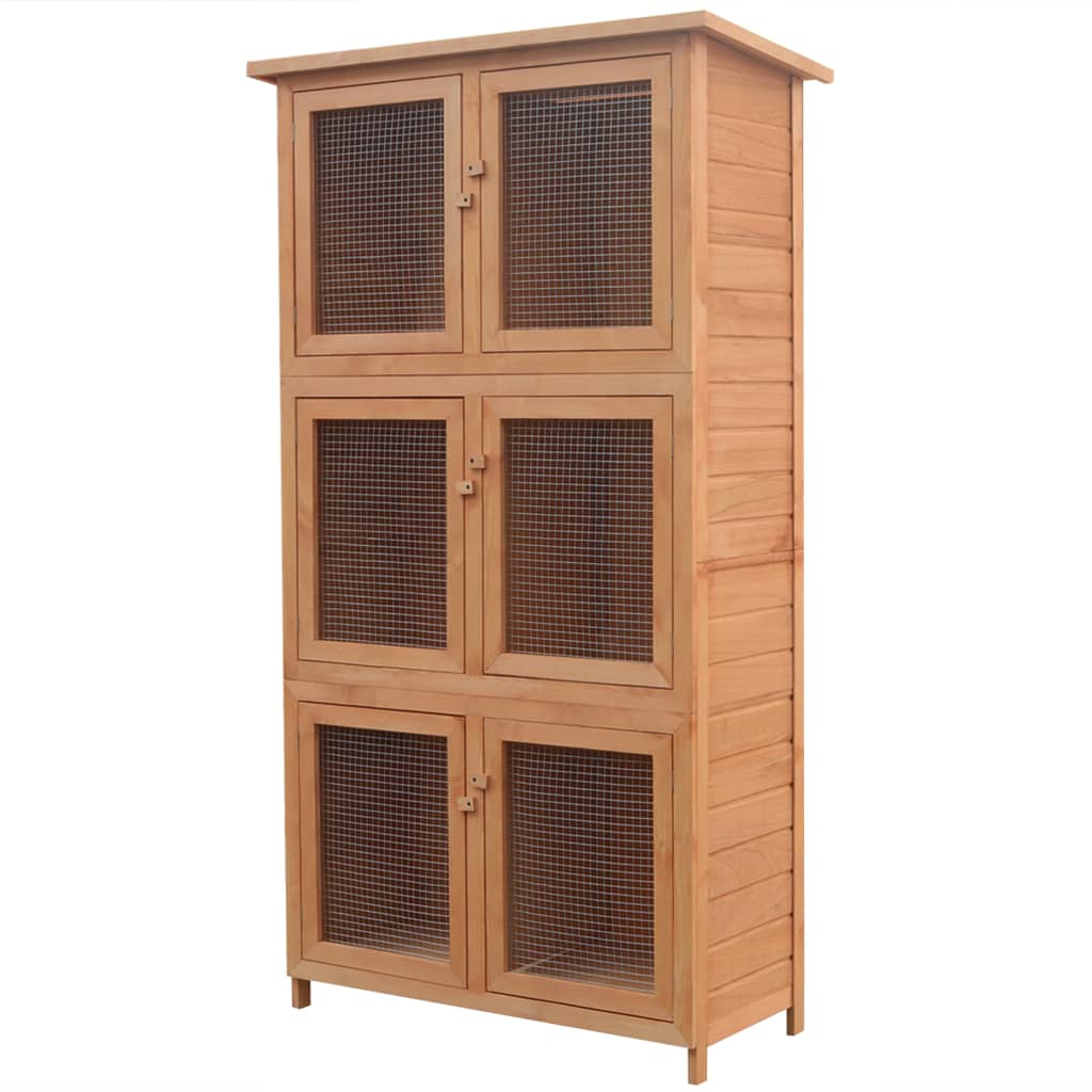 EU-Direct-vidaXL-170347-Outdoor-Animal-Rabbit-Cage-6-Rooms-Wood-Pet-Supplies-Dog-House-Pet-Home-Cat--1952711-1