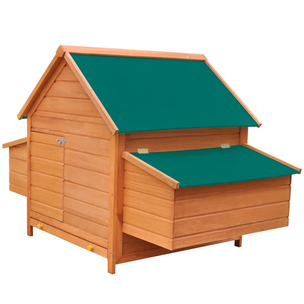 EU-Direct-vidaXL-170410-Outdoor-Chicken-Coop-Wood-157x97x110-cm-House-Pet-Supplies-Rabbit-House-Pet--1950534-4