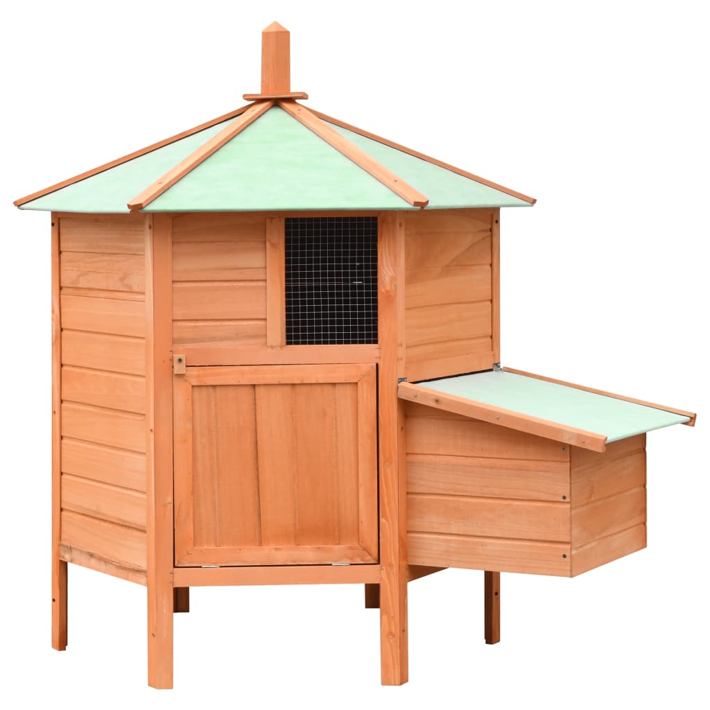 EU-Direct-vidaXL-170645-Outdoor-Chicken-Cage-Solid-Pine--Fir-Wood-126x117x125-cm-House-Pet-Supplies--1950574-1