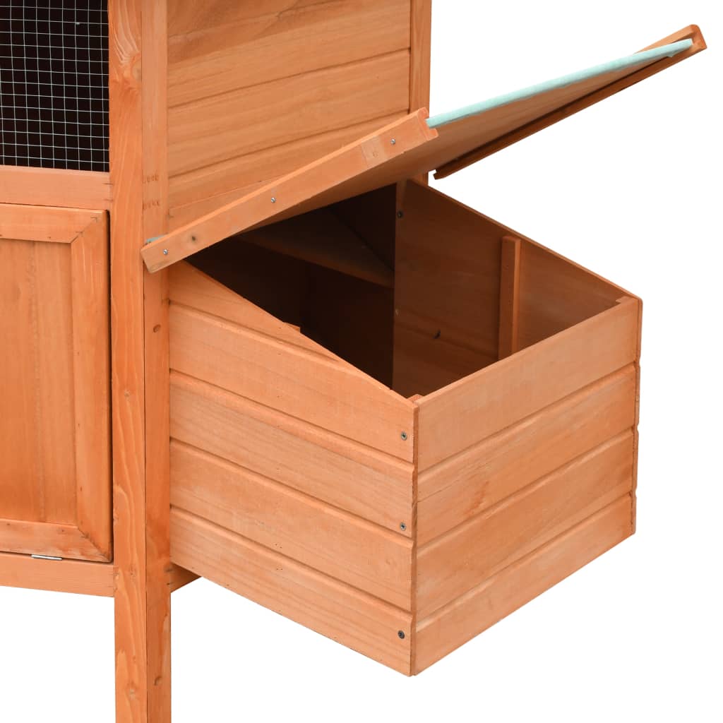 EU-Direct-vidaXL-170645-Outdoor-Chicken-Cage-Solid-Pine--Fir-Wood-126x117x125-cm-House-Pet-Supplies--1950574-10