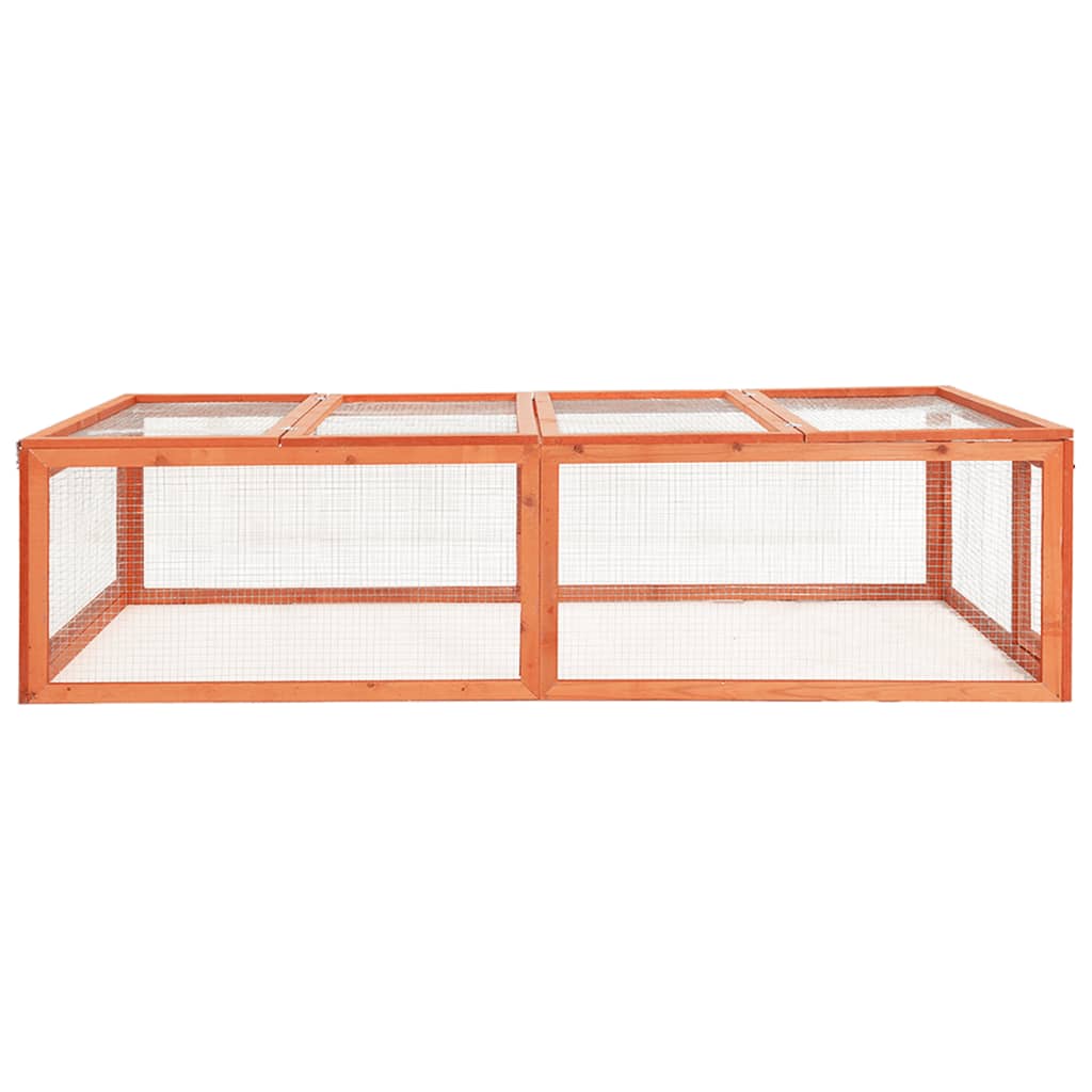 EU-Direct-vidaXL-170877-Outdoor-Rabbit-Hutch-183x90x465-cm-Solid-Firwood-Pet-Supplies-Dog-House-Pet--1952216-2